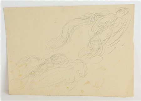 Edoardo Rubino SENZA TITOLO matita su carta, cm 17x22 L'opera presenta lievi...