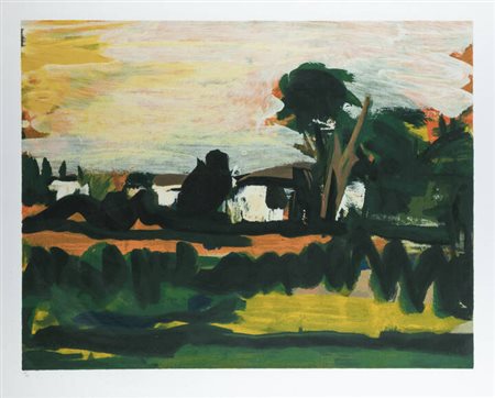 PIERO MAGGIONI<BR>Monticello Brianza (LC) 1931 - 1995 Viganò (LC)<BR>"Paesaggio"