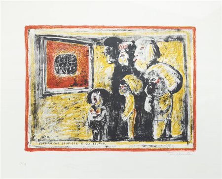 SALVATORE FIUME<BR>Comiso (RG) 1915 - 1997 Milano<BR>"L'opera che stupisce e gli stupiti"