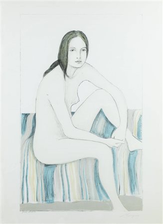 FRANCESCO MENZIO<BR>Tempio Pausania (SS) 1899 - 1979 Torino<BR>"Modella"