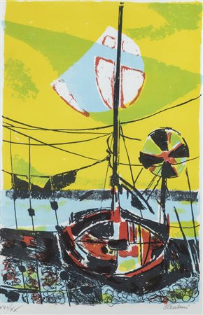 ENRICO PAULUCCI<BR>Genova 1901 - 1999 Torino<BR>"Barca"