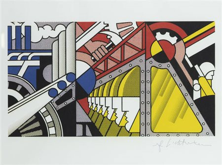 ROY LICHTENSTEIN<BR>New York (USA) 1923 – 1997<BR>"Ingranaggi"