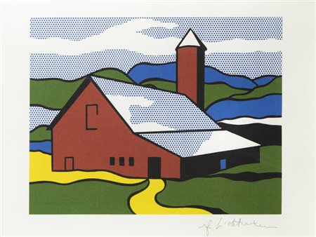 ROY LICHTENSTEIN<BR>New York (USA) 1923 – 1997<BR>"Farm"