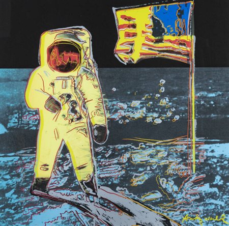 ANDY WARHOL<BR>Pittsburgh (USA) 1927 - 1987 New York (USA)<BR>"Allunaggio"