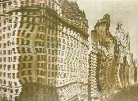 POL BURY<BR>Belgio 1922 - 2005 Parigi<BR>"San Moritz" 14 luglio 1966