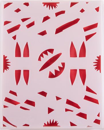 Remo Bianco (Milano 1922 - 1988), “Spazio nascosto”, 1966.Foglio in plexiglas sagomato su