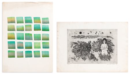 UMBERTO FAINI (1933) - Lotto unico composto da 2 litografie