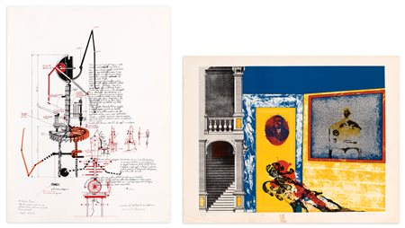 AUTORI VARI (PERSICO E BIASI) - Lotto unico composto da 2 litografie