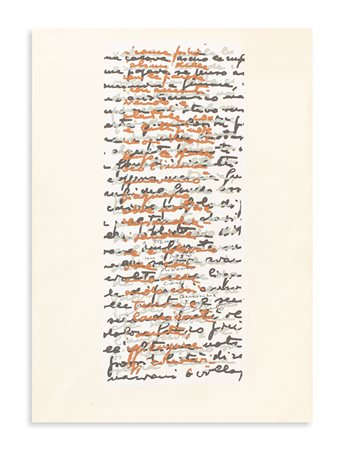 ROBERTO SANESI (1930-2001) - Trame accumulazioni palinsesti