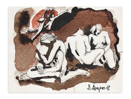 AUGUSTO DAOLIO (1947-1992) - Senza Titolo, 1969