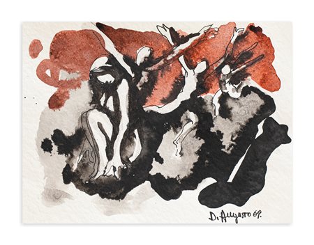 AUGUSTO DAOLIO (1947-1992) - Senza Titolo, 1970