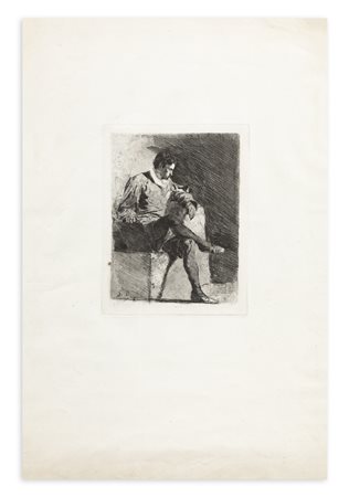 GIOACCHINO BANFI (1851-1885) - Uomo in costume