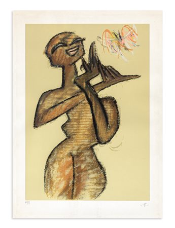 ROBERTO SEBASTIAN ANTONIO MATTA (1911-2002) - Nu debout, 1986