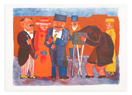 FRANZ BORGHESE (1941-2005) - Senza Titolo
