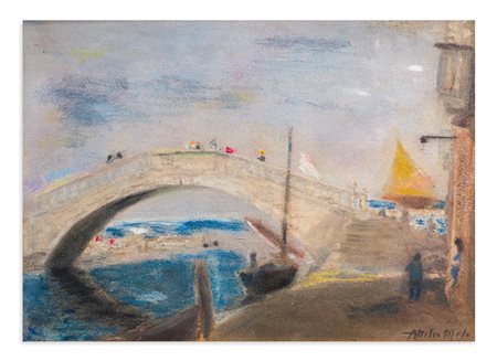 ATTILIO MELO (1917-2012) - Il ponte