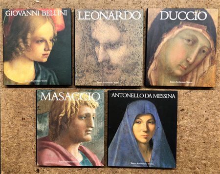 GRANDI MAESTRI DELLA PITTURA ANTICA - Lotto unico di 5 monografie