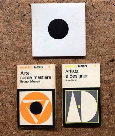BRUNO MUNARI - Lotto unico di 3 cataloghi
