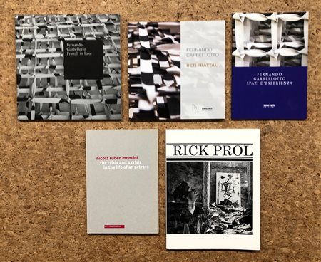FERNANDO GARBELLOTTO - Lotto unico di 5 cataloghi