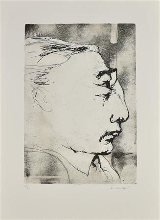 Fernando Farulli OMAGGIO A LUIGI DALLAPICCOLA acquaforte acquatinta, mm...