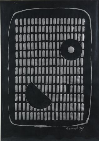 Kenjiro Azuma COMPOSIZIONE LINEARE acrilico su plastica a specchio sbalzata,...