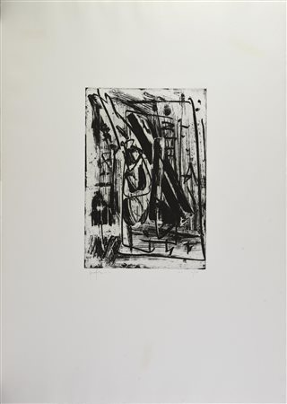 Emilio Vedova OP. 5 acquaforte, cm 32x21,5, su foglio cm 71x50,5; es. 24/75...