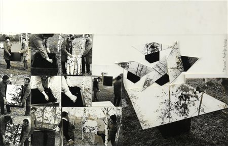 Nanda Vigo Fabrizio Garghetti TAVOLO BLOCK montaggio fotografico applicato su...