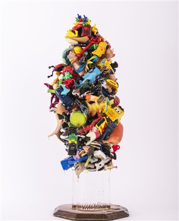 Luther Blisset KINDER KILLER PLASTIC assemblaggio di materie plastiche, h cm 42