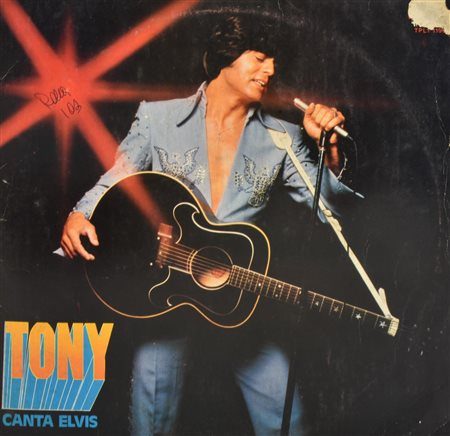 Little Tony TONY CANTA ELVIS LP 33 giri, RCA Difetti di copertina