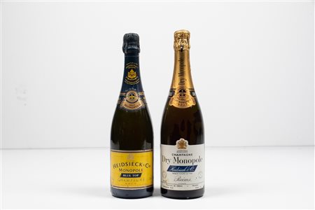 Heidsieck, Champagne Monopole Blue Top Brut Heidsieck, Champagne Dry Monopole