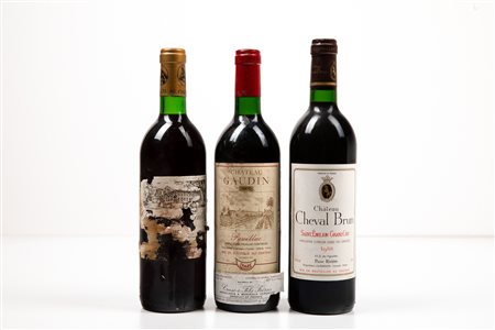 Chateau du Taillan, Haut Medoc Chateau Gaudin, Pauillac Chateau Cheval Brun, Saint Emilion