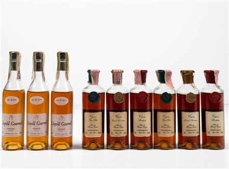 Lèopold Gourmel, Cognac Age du fruit Lèopold Gourmel, Cognac Age des fleurs Lèopold Gourmel, Cognac Age des épices Jules Robin, Cognac Fins Bois Jules Robin, Cognac Grande Champagne Jules Robin, Cognac Borderies