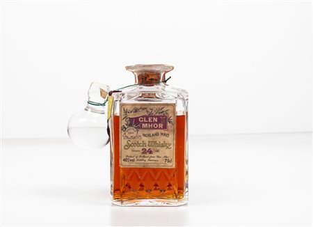 Glen Mhor, Highland Malt Scotch Whisky 24 years old Edinburgh Crystal Decanter