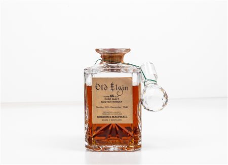 Old Elgin, Gordon & Macphail, Pure Malt Scotch Whisky 45 years old Decanter