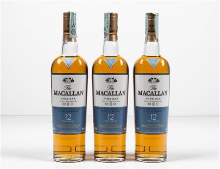 The Macallan, Highland Single Malt Scotch Whisky Fine Oak Triple Cask Matured 12 years old
