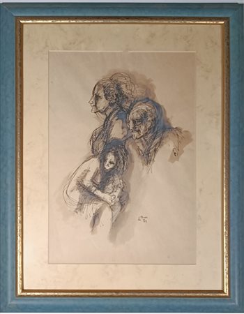 Luciano Piani - Figure, 1975