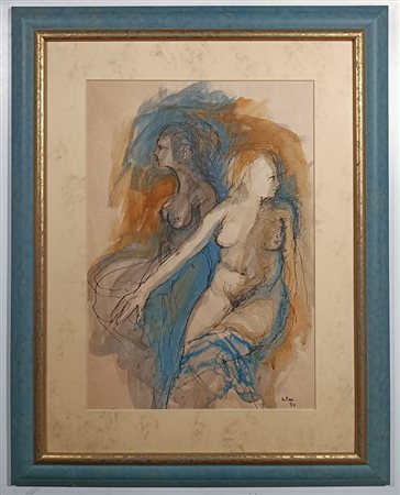 Luciano Piani - Figure, 1975