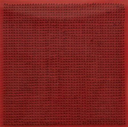 BERNARD AUBERTIN Tableau clous, 1970