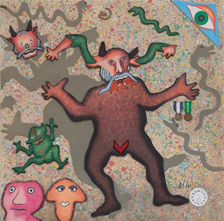 ENRICO BAJ Senza titolo, 1978