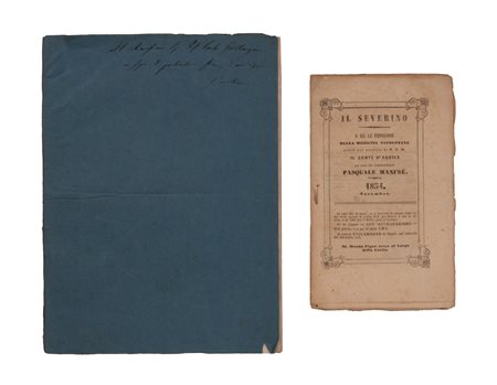 LOTTO MEDICO: 2 libri e 2 manoscritti 
 