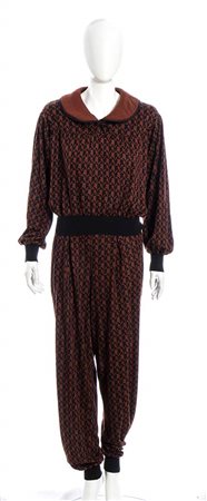 DIANE VON FURSTENBERG COMPLETO (MAGLIA E PANTALONE) inizio anni 80