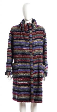 MISSONI (ATTRIBUITO) CAPPOTTO DOUBLE FACE  anni 80/90