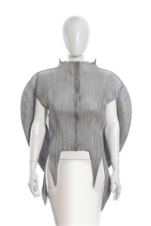 ISSEY MIYAKE PLEATS PLEASE CAMICIA  fine anni 90/inizio anni 2000