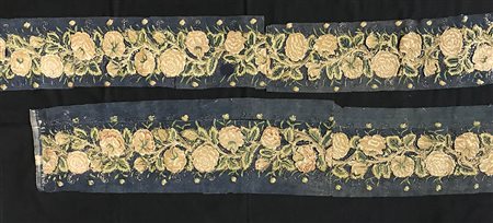 GRANDE METRATURA DI PICCOLA BALZA IN TAPPEZZERIA XVIII secolo