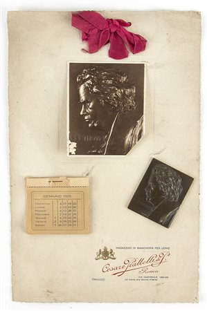 F.STIASNY - Beethoven  (Bonn, 16 dicembre 1770 – Vienna, 26 marzo 1827)  Placca in bronzo 