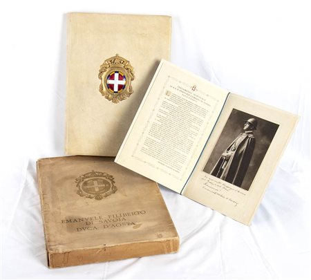 Bona, Vincenzo tipografia reale - Torino Emanuele Filiberto di Savoia Duca d'Aosta