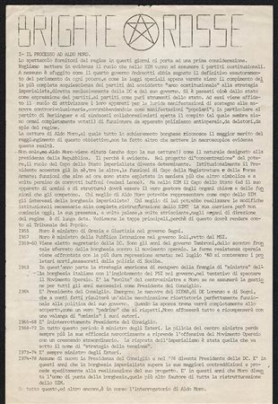 Brigate Rosse Volantino comunicato n.2 "Aldo Moro"