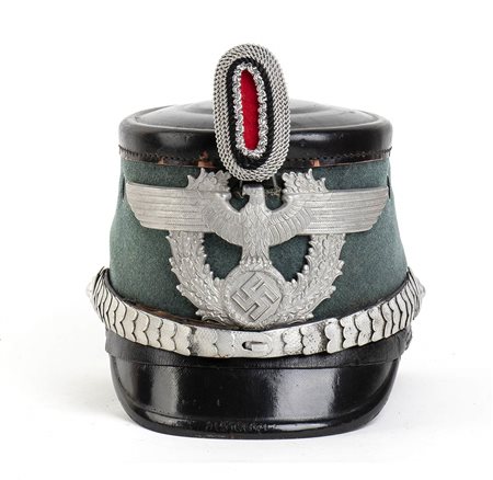 Germania, III Reich
Shako da ufficiale della schutzpolizei