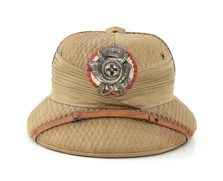 Italia, Regno
Casco coloniale dei cacciatori d'Africa