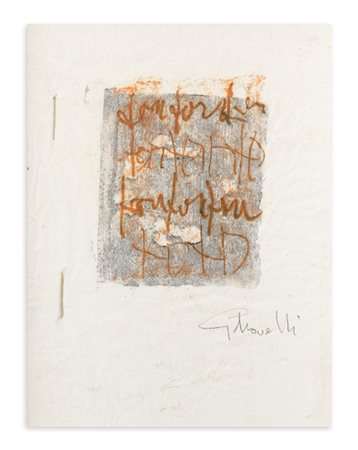 GASTONE NOVELLI (1925-1968) - Senza Titolo, 1957