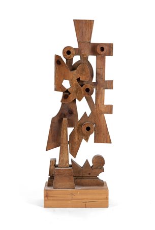 UMBERTO MASTROIANNI (1910-1998) - Sbarramento e piramide, 1975-80